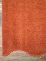 Ковер из шерсти over horizon терракотового цвета из коллекции trendy ruffles, 200х300 см