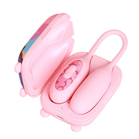 Розовое виброяйцо + вакуумный стимулятор в кейсе BeYourLover Magic Suitcase Sleep Beauty App Controlled Suction & Vibrating Egg with Charging Case Pink