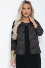 Платье Грэйс НЬЮ (черно-бежевое) П12375-18 LT Collection