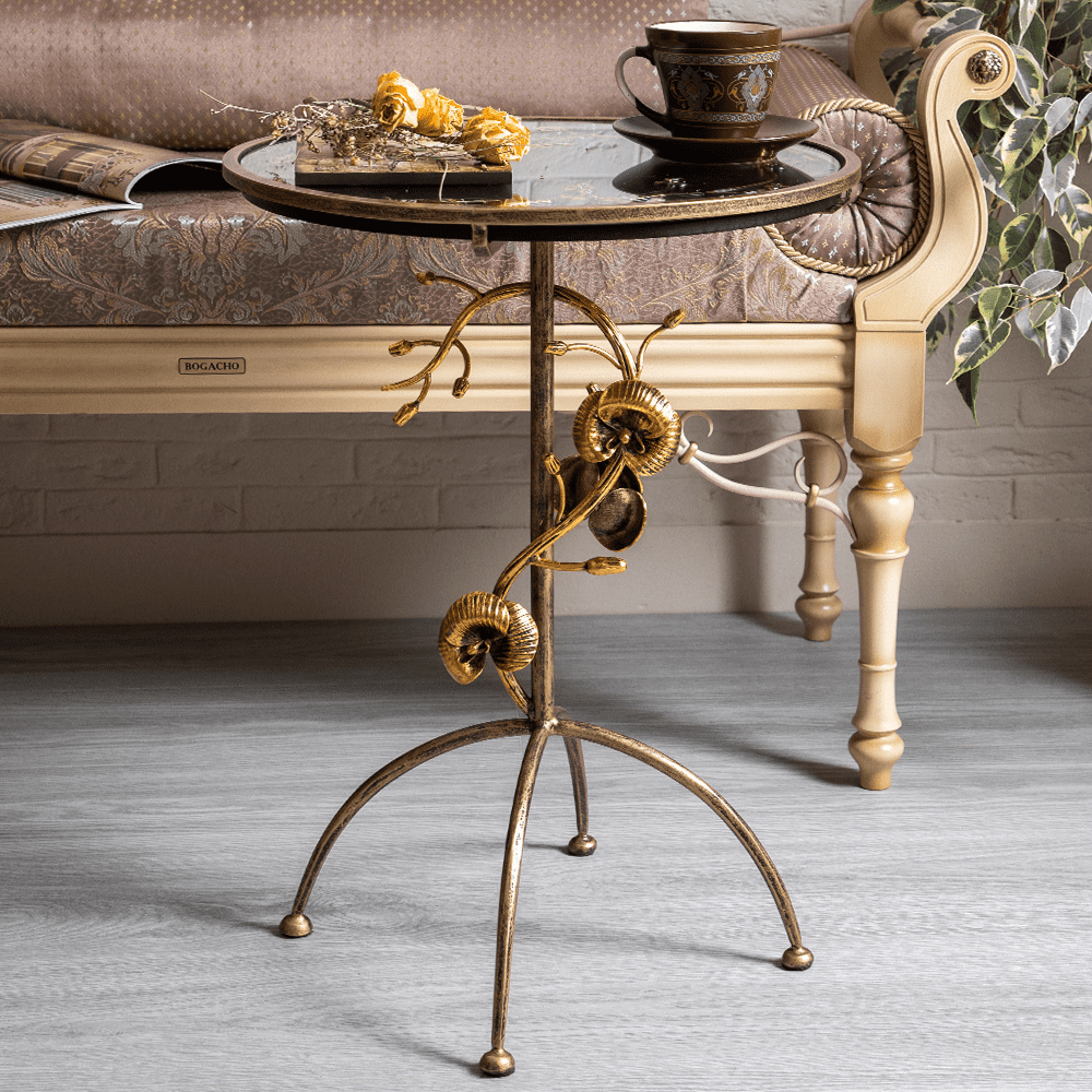 Декоративный столик Орхидея Фиори Каштан Амбер