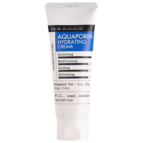 Увлажняющий крем-гель для лица с аквапоринами Derma Factory Aquaporin Hydrating Cream, 70мл