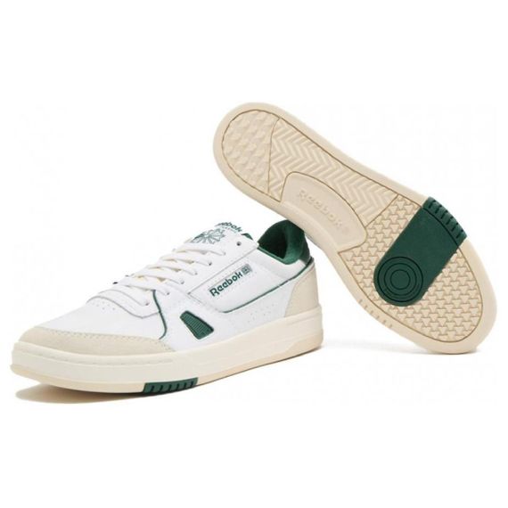 Кроссовки для корта Reebok Lt для скейтборда Низки Бело-зеленые Уни