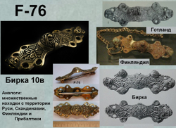Фибула. Бирка 9-10 в.