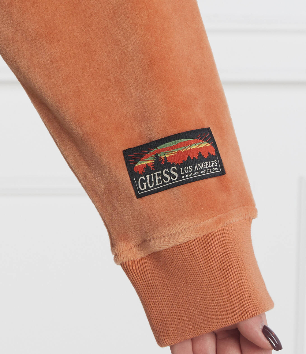 Худи logo GUESS - оранжевый(W2BQ21 KBBN0)