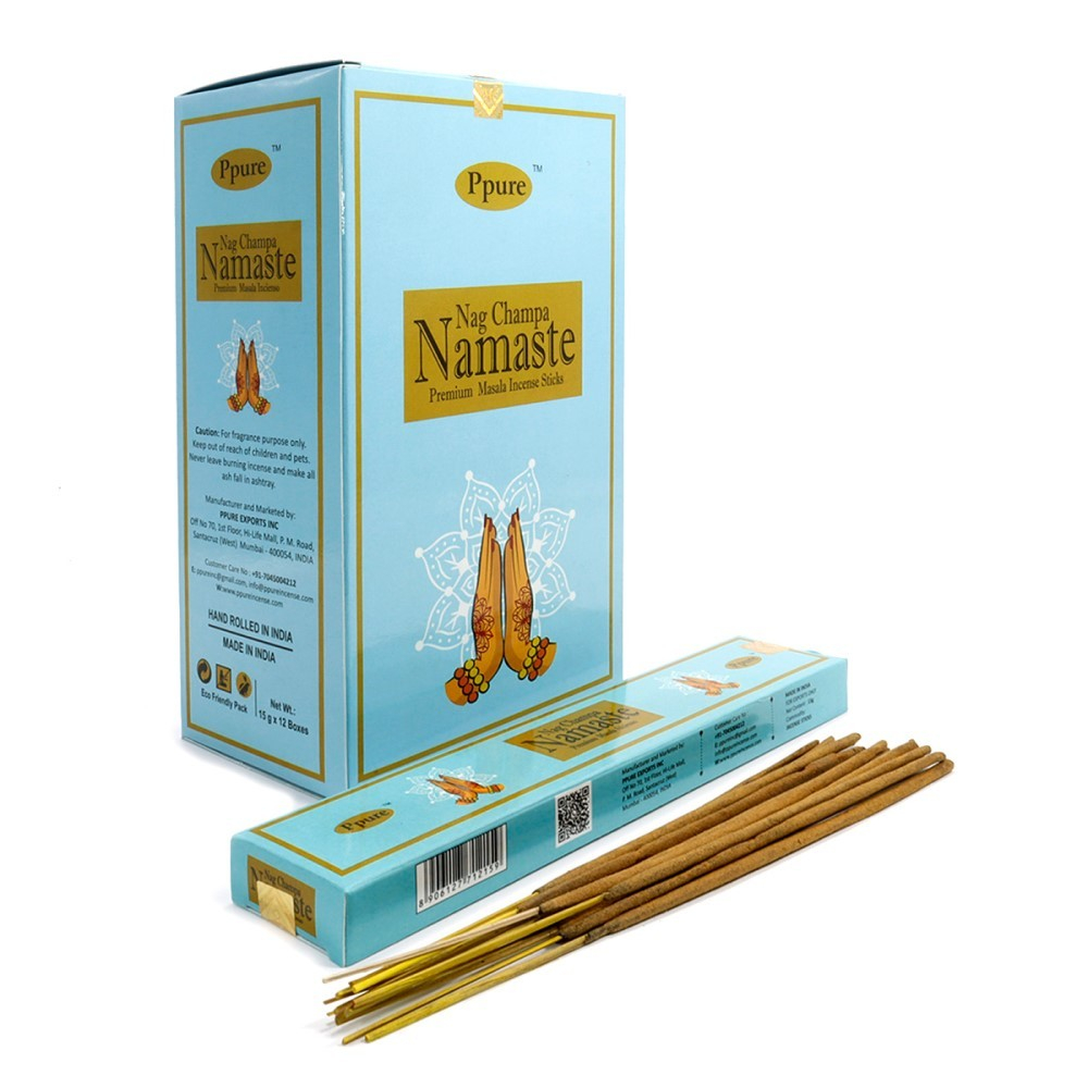 Ppure Nag Champa Namaste Благовоние-масала Намасте 15 г