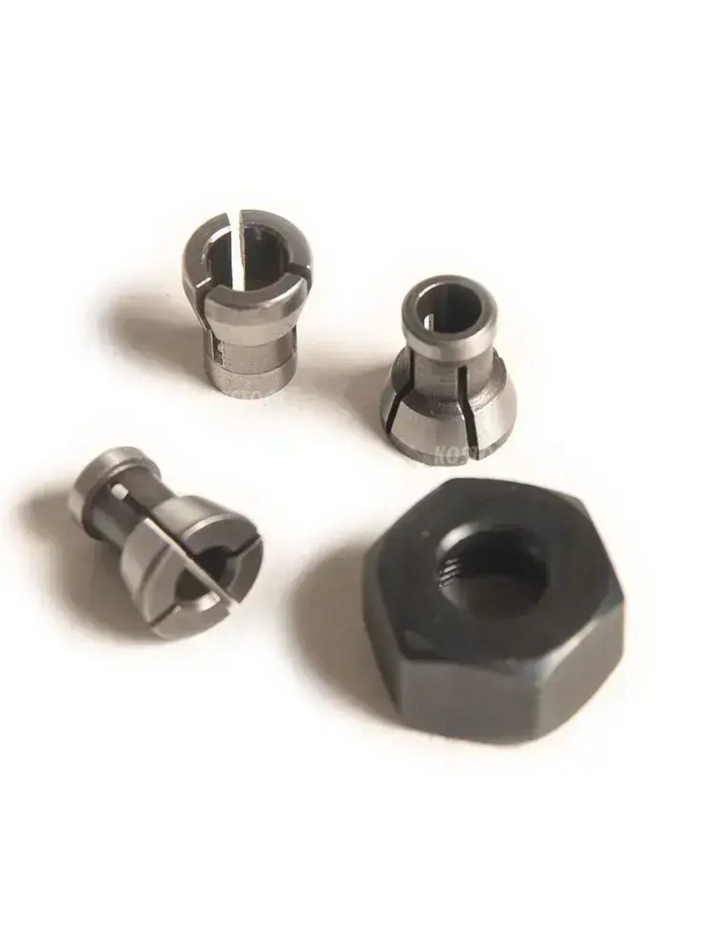 Набор цанг для фрезера RT0700C с гайкой