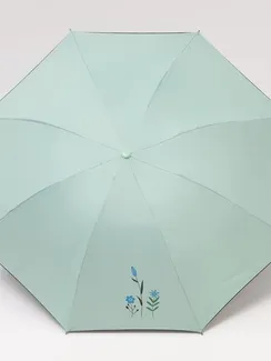 Зонт механический «Цветы», ветроустойчивый, 4 сложения, 8 спиц, R = 48 см, цвет МИКС