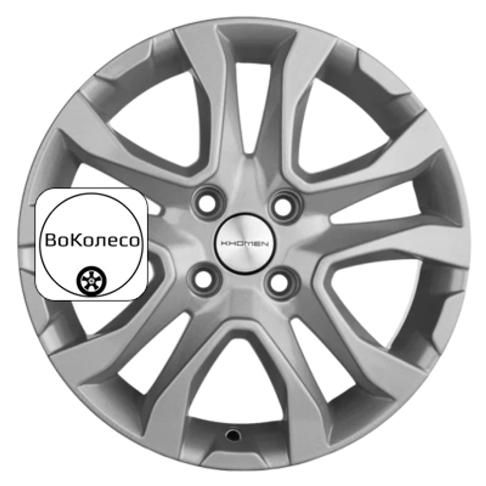 6x15/4x100 ET40 D60,1 KHW1503 (XRay) F-Silver Khomen Wheels