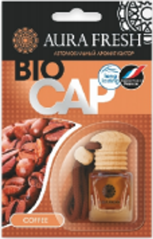 Аром-р AURA FRESH BIO CAP Coffee, кор.20-шт.