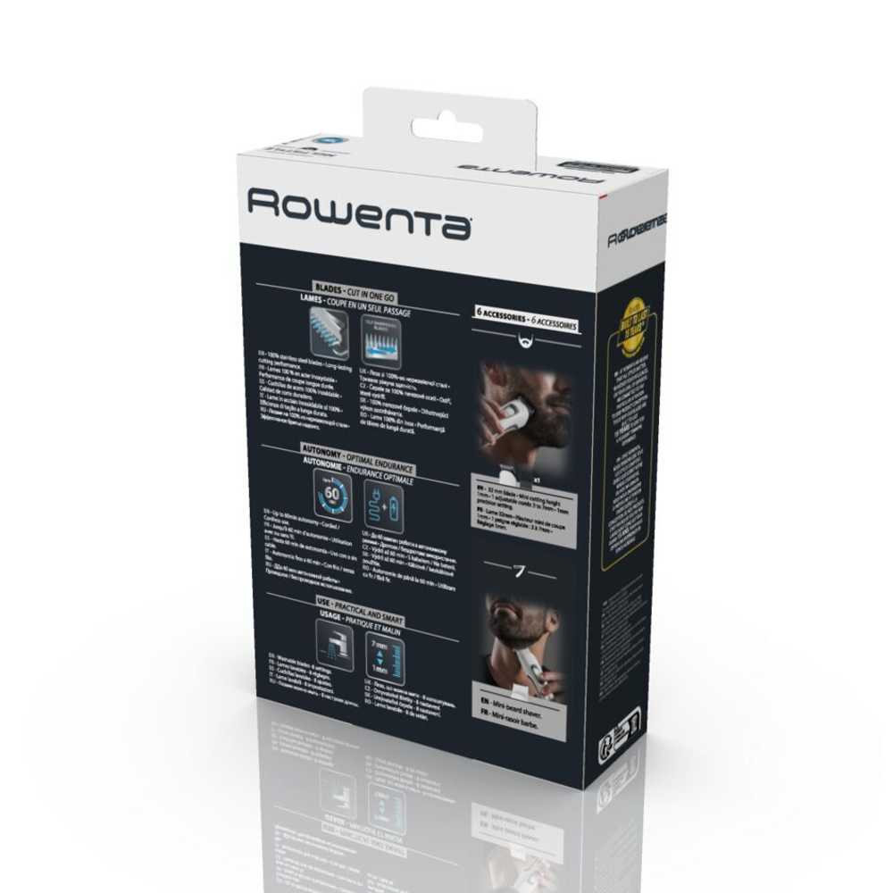 Триммер для бороды Rowenta Pure Collection Multistyle TN8905F0