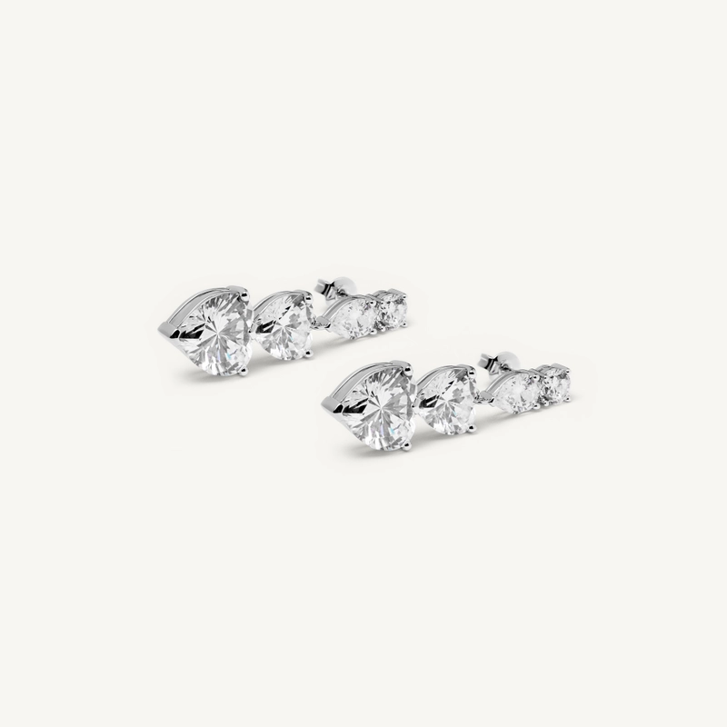 Серьги Сердцепад