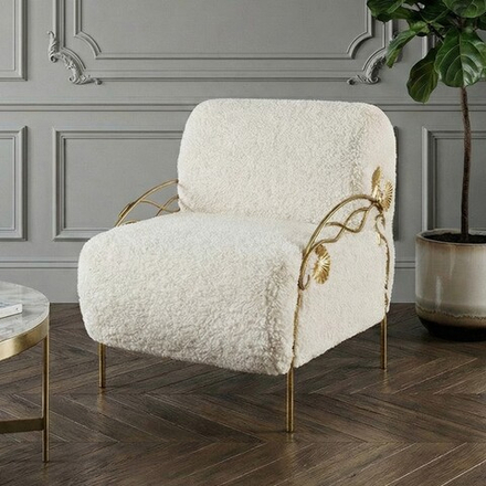 Кресло Нимфея Молоко Айвори