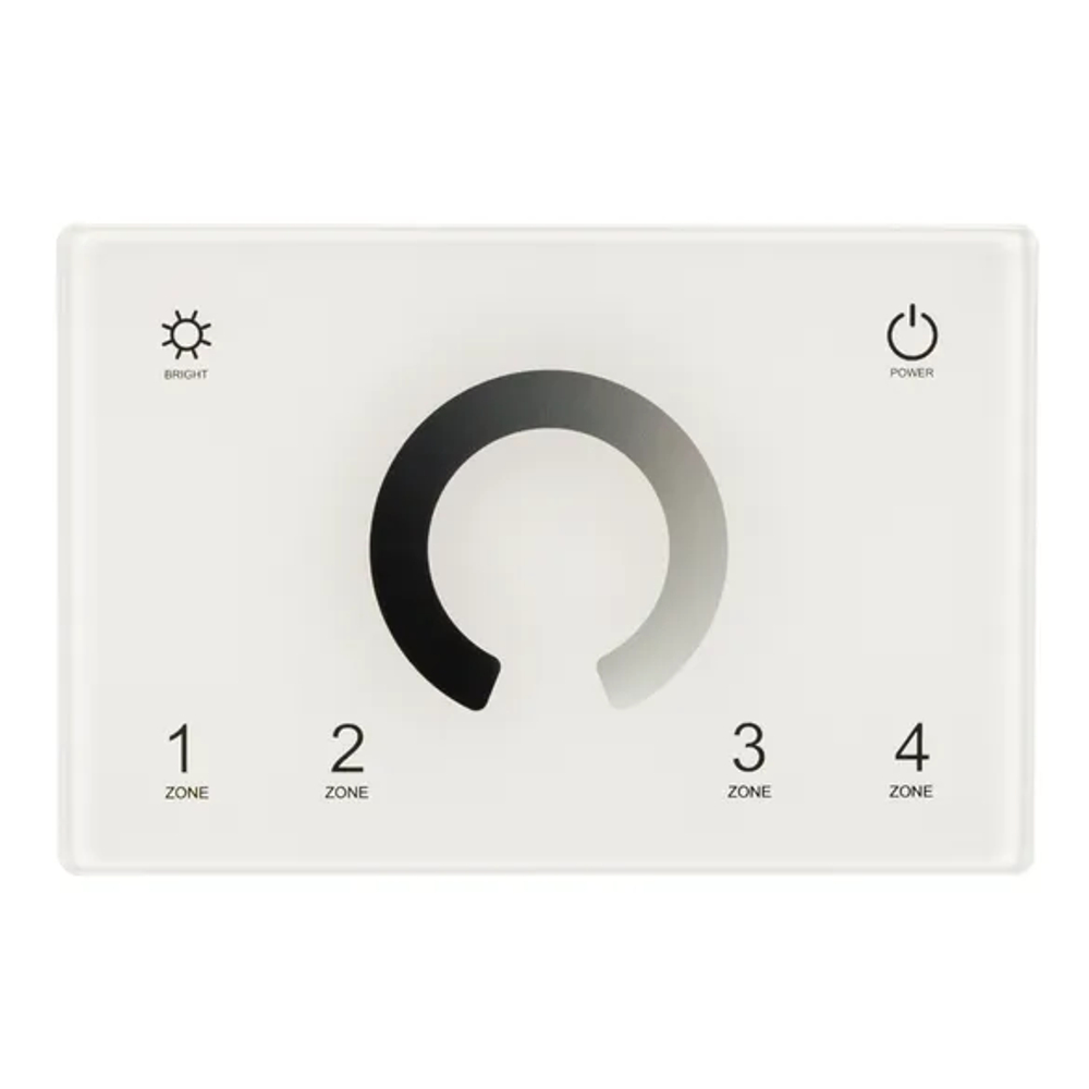 Панель Sens SMART-P79-DIM White (230V, 4 зоны, 2.4G) (Arlight, IP20 Пластик, 5 лет) 028398