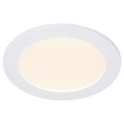 Светильник светодиодный встраиваемый Даунлайт ЭРА LED 1-12-4K/LM Slim панель 12Вт 4000К круг | Downlight