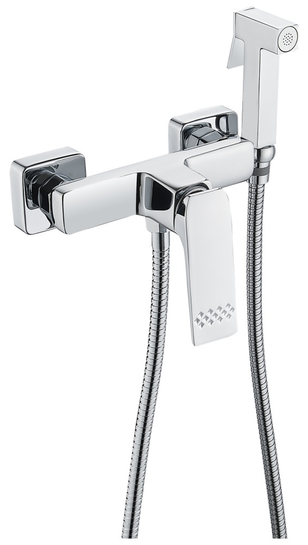 23020 Смеситель для душа с гиг. лейкой (ХРОМ) HANSEN  (10/1шт)