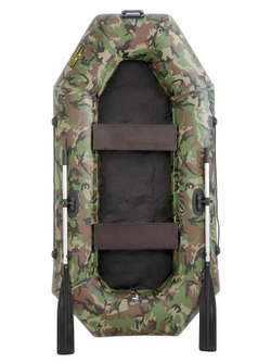 Гребная лодка ПВХ MAGNUM PRO 300 (Камуфляж) гребная, с возможностью установки транца (2024)