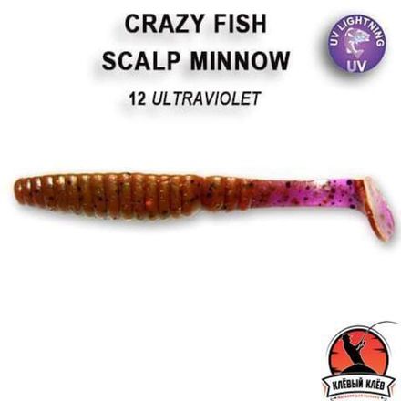 SCALP MINNOW 7-80-12-6 Силиконовые приманки Crazy Fish