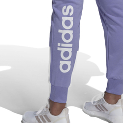 Женские теннисные брюки adidas Linear French Terry Core Training Pants Women - Violet, White