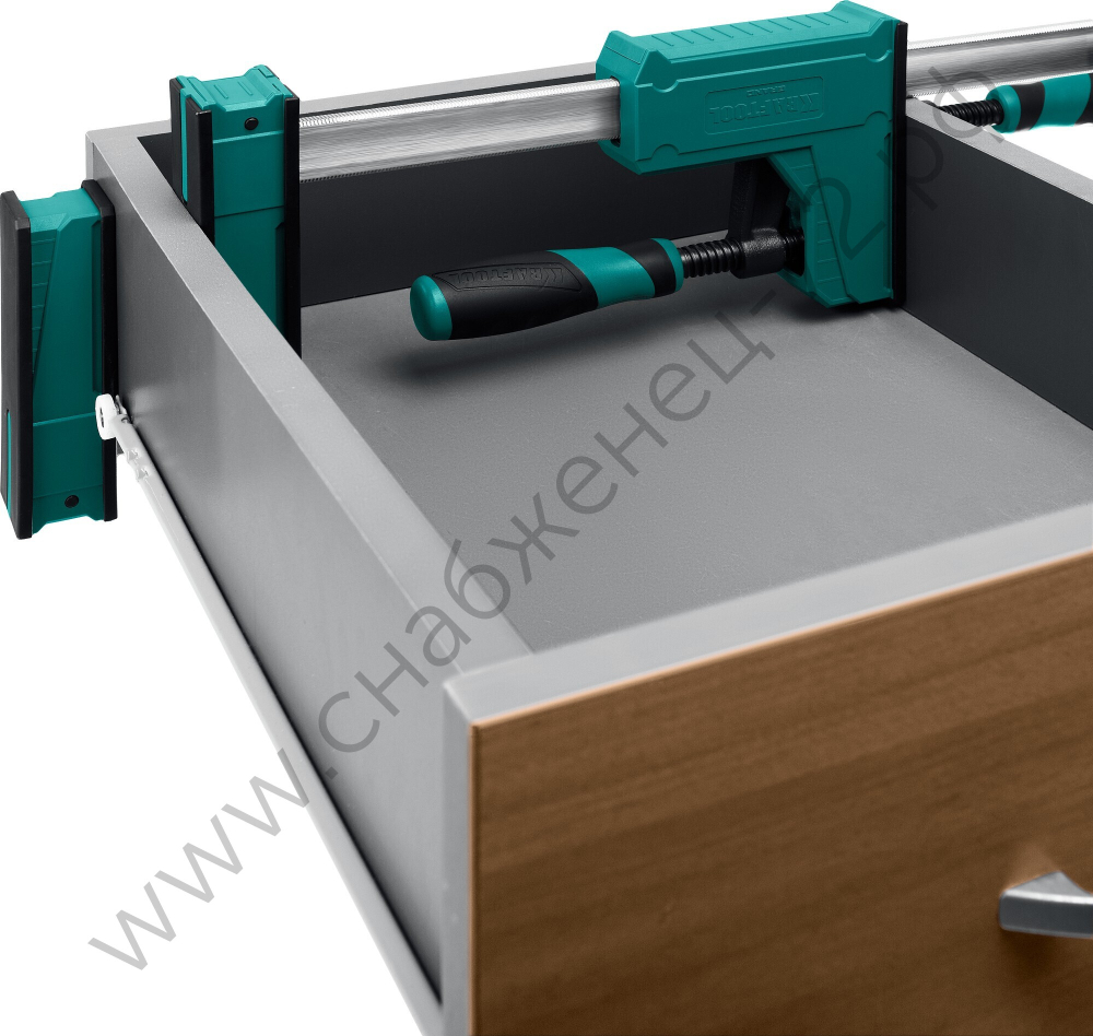 KRAFTOOL GRAND-600/750 600/750 мм, сжатие/распор, 600 кгс, глубина зажима 95 мм, Корпусная струбцина (32240-60)