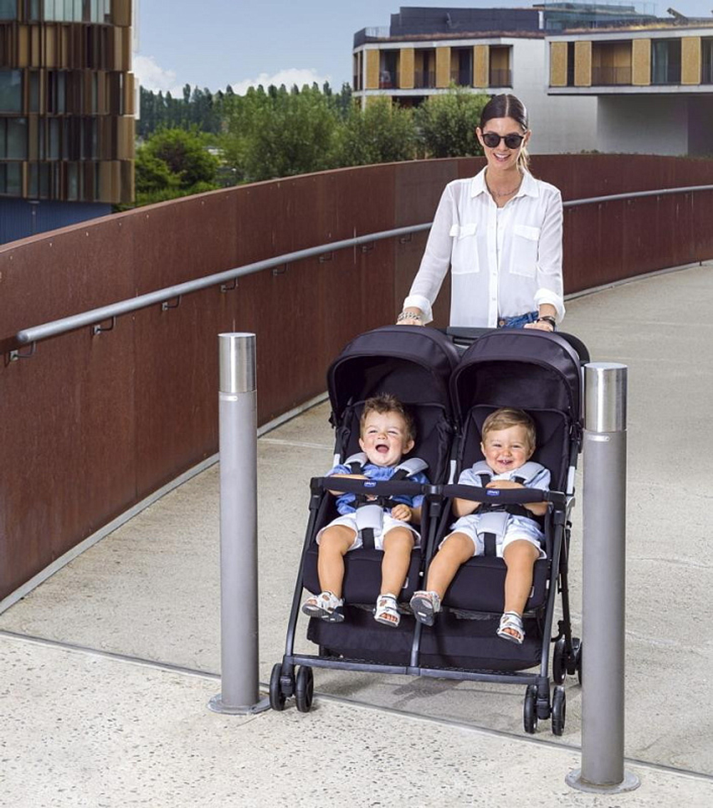 Детская прогулочная коляска Chicco Ohlala Twin Silver Cat