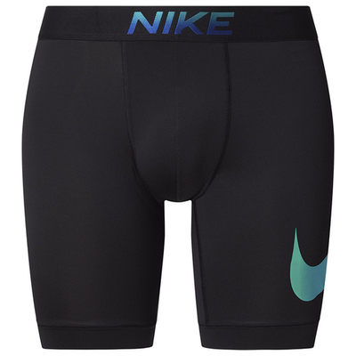 Мужские боксеры спортивные Nike Dri-Fit Essential Micro Long Boxer Brief 1P - black/gradient
