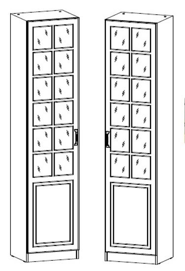 Шкаф-витрина ЛИВЕРПУЛЬ