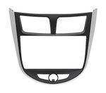 Комплект рамки с разъёмами 9" Hyundai Solaris 1 2010 - 2017 Тип3 глубокая (при установке требуются доработки) - Car-Smart 7011F3