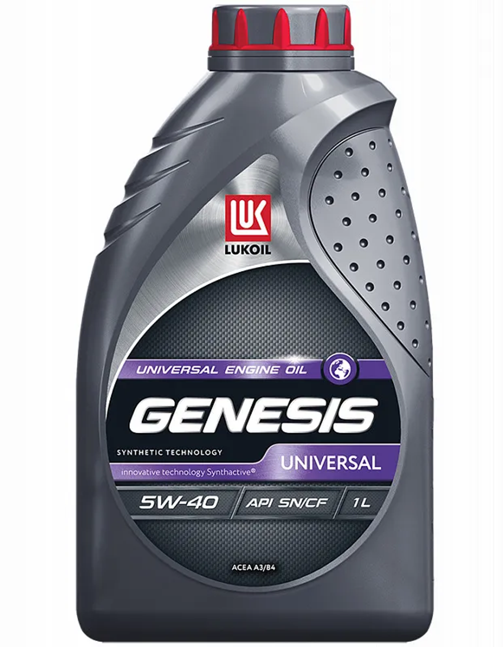 Моторное масло Лукойл Genesis Universal 5W-40, синтетическое, 1 л