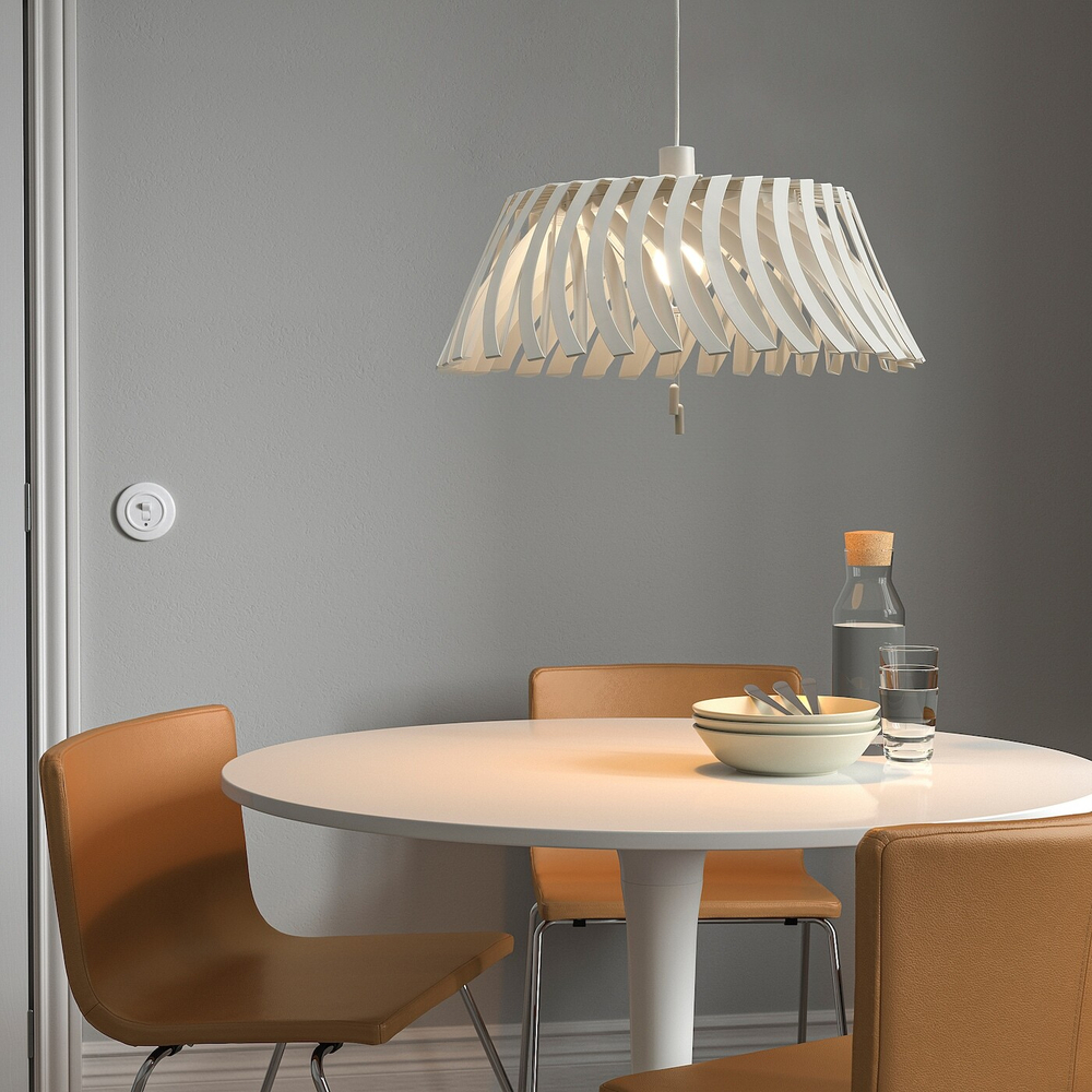 IKEA YTLÄGE  (ИКЕА ЙТЛÄГЕ)  -  Подвесной светильник, белый, 43 см