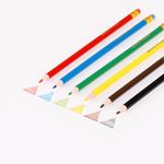 Карандаши цветные пластиковые стираемые Мульти-Пульти "Енот в Венеции", 06цв., с ласт., заточ., картон