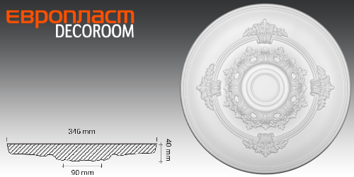 РОЗЕТКА 1.56.049 Европласт
