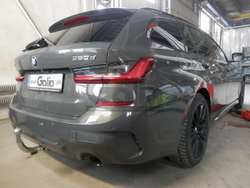 Оцинкованный фаркоп на BMW 3-Series седан/универсал 2018-, BMW 4-Series G22 coupe 2020-, BMW 4-Series G26 Gran Coupe 2021- (без электрики), Galia B025A