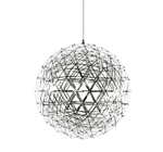Pendant design lamp Raimond by Moooi (Silver,  D 100 cm)