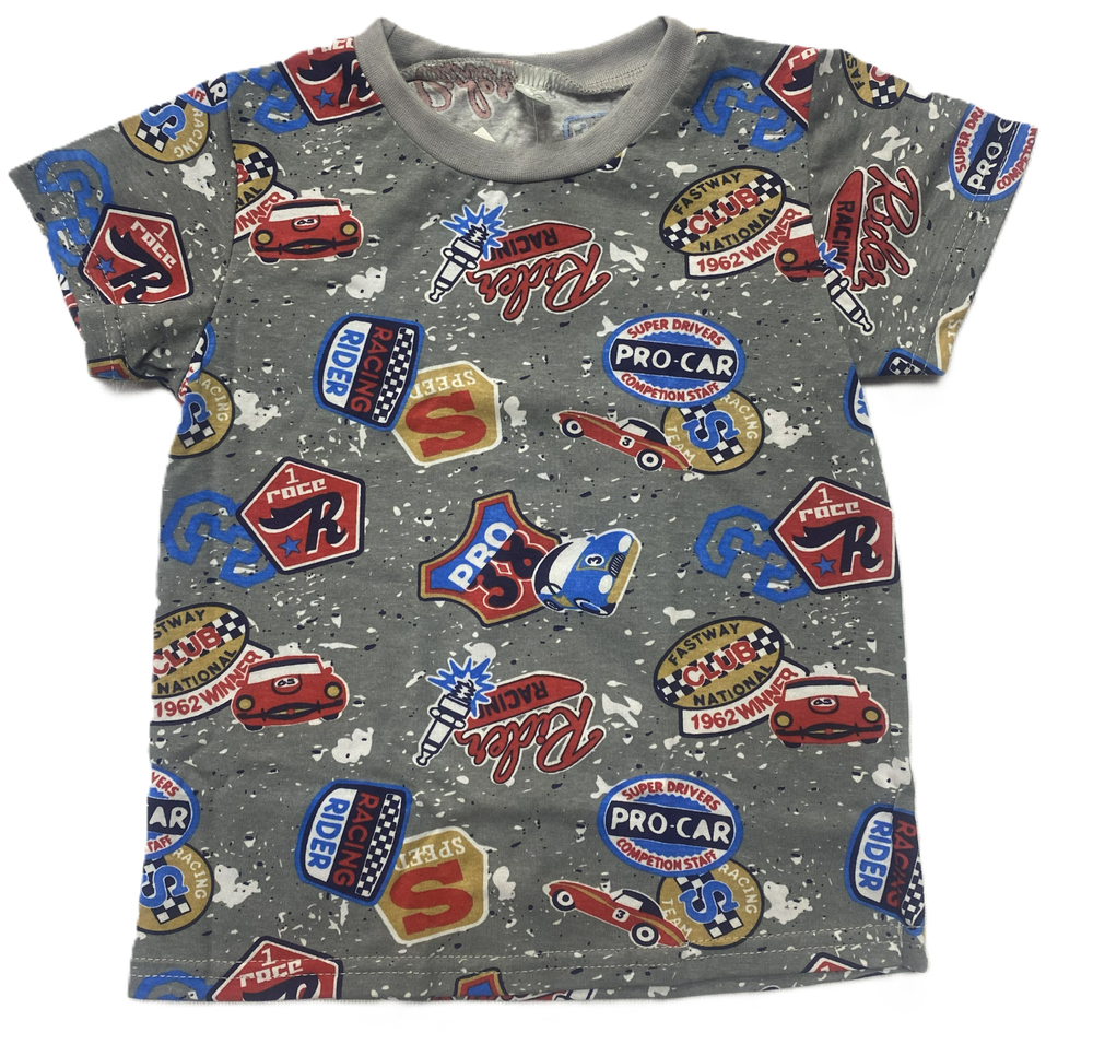 Футболка на мальчика из кулирки (100% хлопок) на рост 98 см