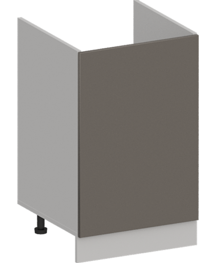 Кухня Модуль ШНМ 500 Графит / Грей Софт