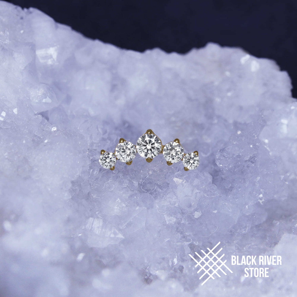 5K v.2 Mini Crystal PVD Yellow