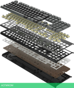 Клавиатура A4Tech Fstyler Neon черный (FS100)