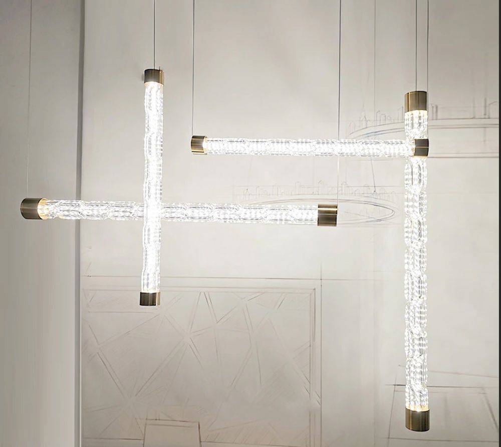 Подвесной светильник OMD8075A gold