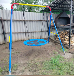 Уличные качели "гнездо" 100 см ПВХ