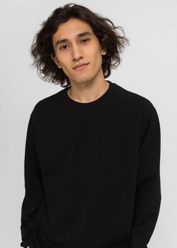 Лонгслив Плотный Мужской Черный - фото 3