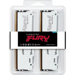 Оперативная память Kingston 32GB 5200MT / s DDR5 CL40 DIMM (Kit of 2) FURY Beast White RGB XMP KF552C40BWAK2-32