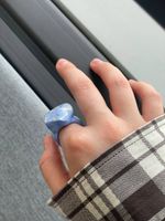 Кольцо Сердце, стекло