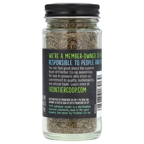 Frontier Co-op, Листья чабреца, необычного сорта, французского типа, 24 г (0,85 унции)