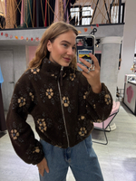 Бомбер Chocolate floral