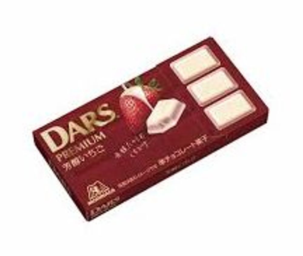 Шоколад DARS Premium "Ароматная клубника" 12шт, 46г