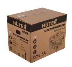 Генератор бензиновый Huter DY6.5A / 5,5 кВт с ручным стартером