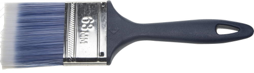 Кисть плоская ЗУБР ″АКВА-МАСТЕР″ ″КП-13″, искусственная щетина, пластмассовая ручка, 63мм