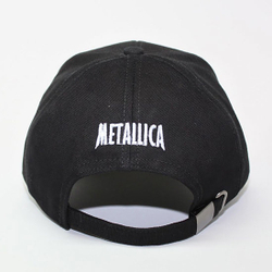 Бейсболка Metallica белая надпись