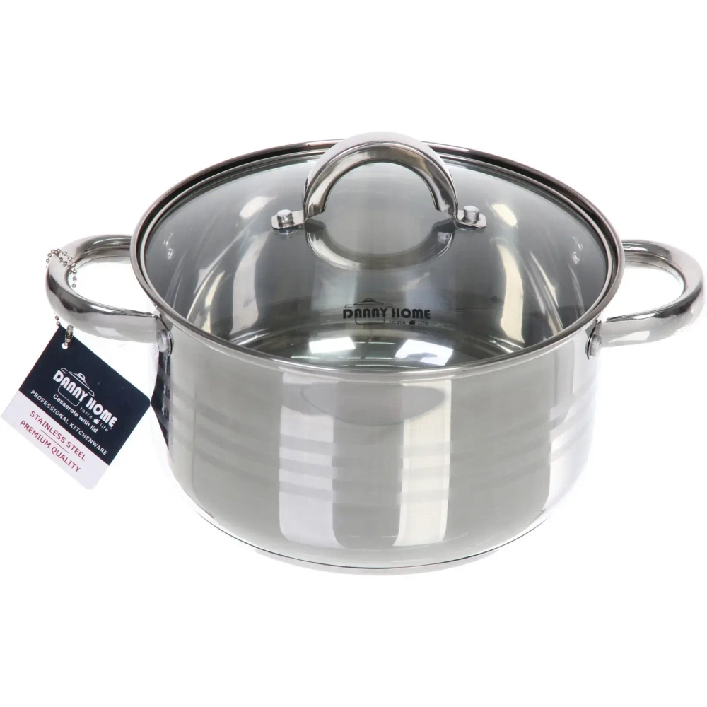 Кастрюля из нержавеющей стали MARIA 4,5л, индукция, DH10-22