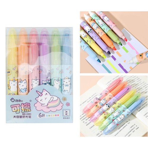 Текстмаркер набор 6 цвета(ов) 1-5 мм стираемые КОКОС Венддуо (3409175)